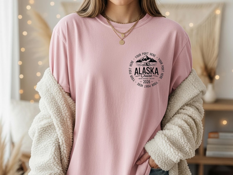 Personalized Alaska Cruise 2026 SVG, Family Alaska Cruise Trip, Custom Alaska Cruise Vacation SVG, Cruise 2026 Digital Download