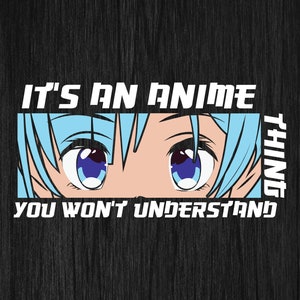 C&#39;est une chose d&#39;anime SVG : fichier de coupe pour les fans de manga (téléchargement instantané)