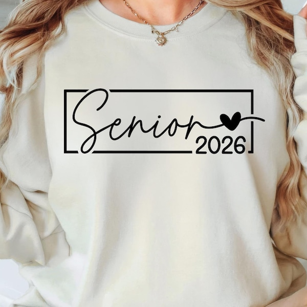 Senior Class of 2026 SVG: Graduation Shirt Design (Digital Download)