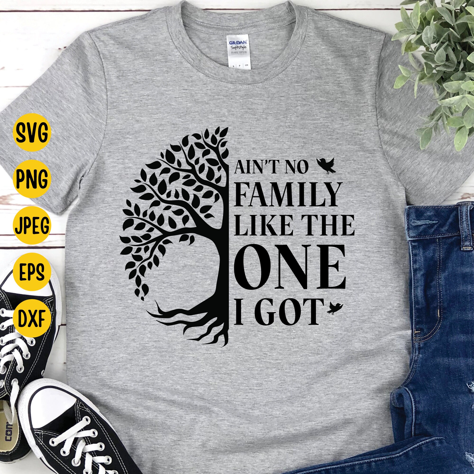 Family Quote SVG: Ain't No Family Like the One I Got (digital