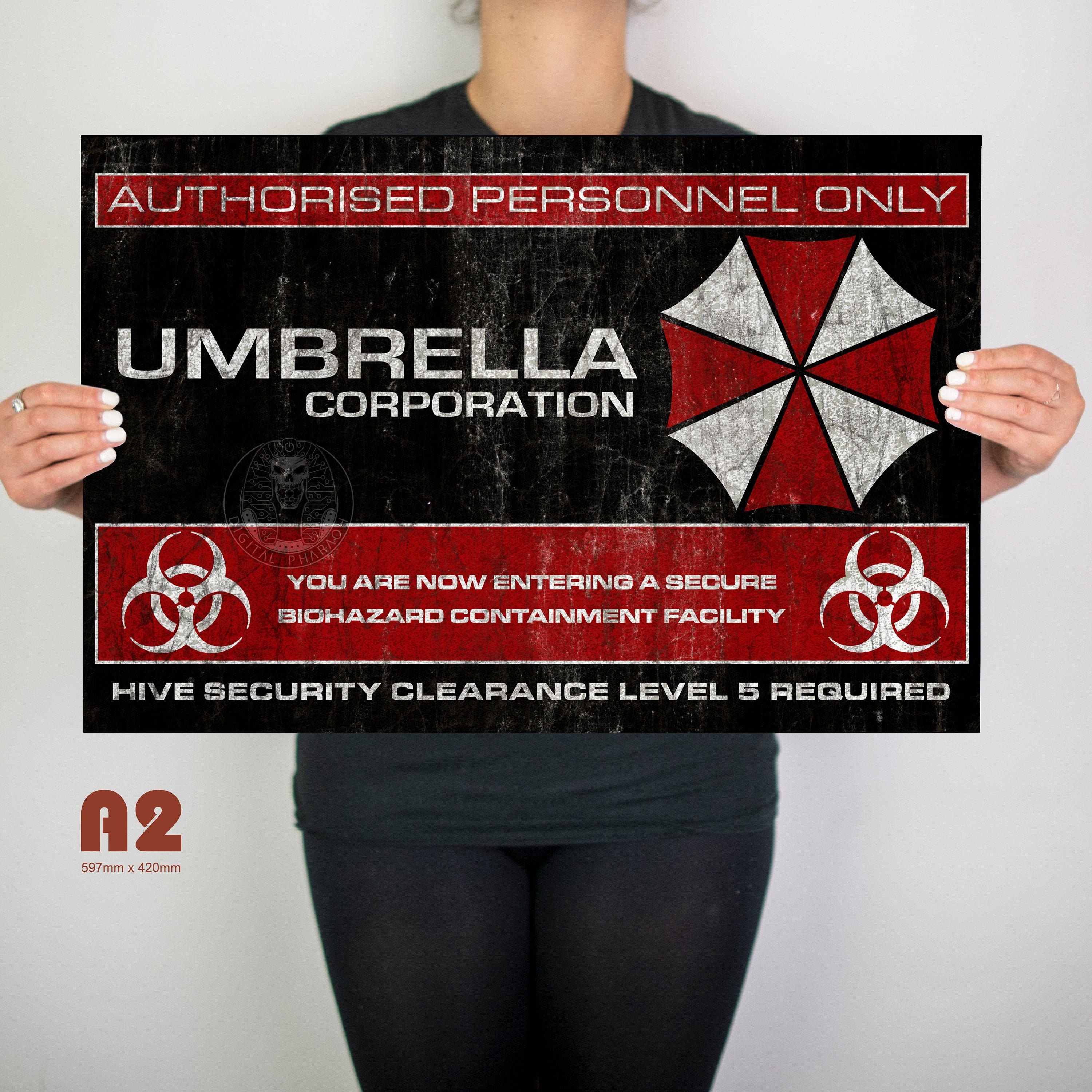 Umbrella Corporation Resident Evil Sign -  Israel