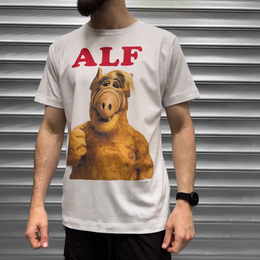 T-SHIRT ALF TELEFILM SERIE TV SITCOM ANNI '80 90 MELMAC ALIEN - Foto 2