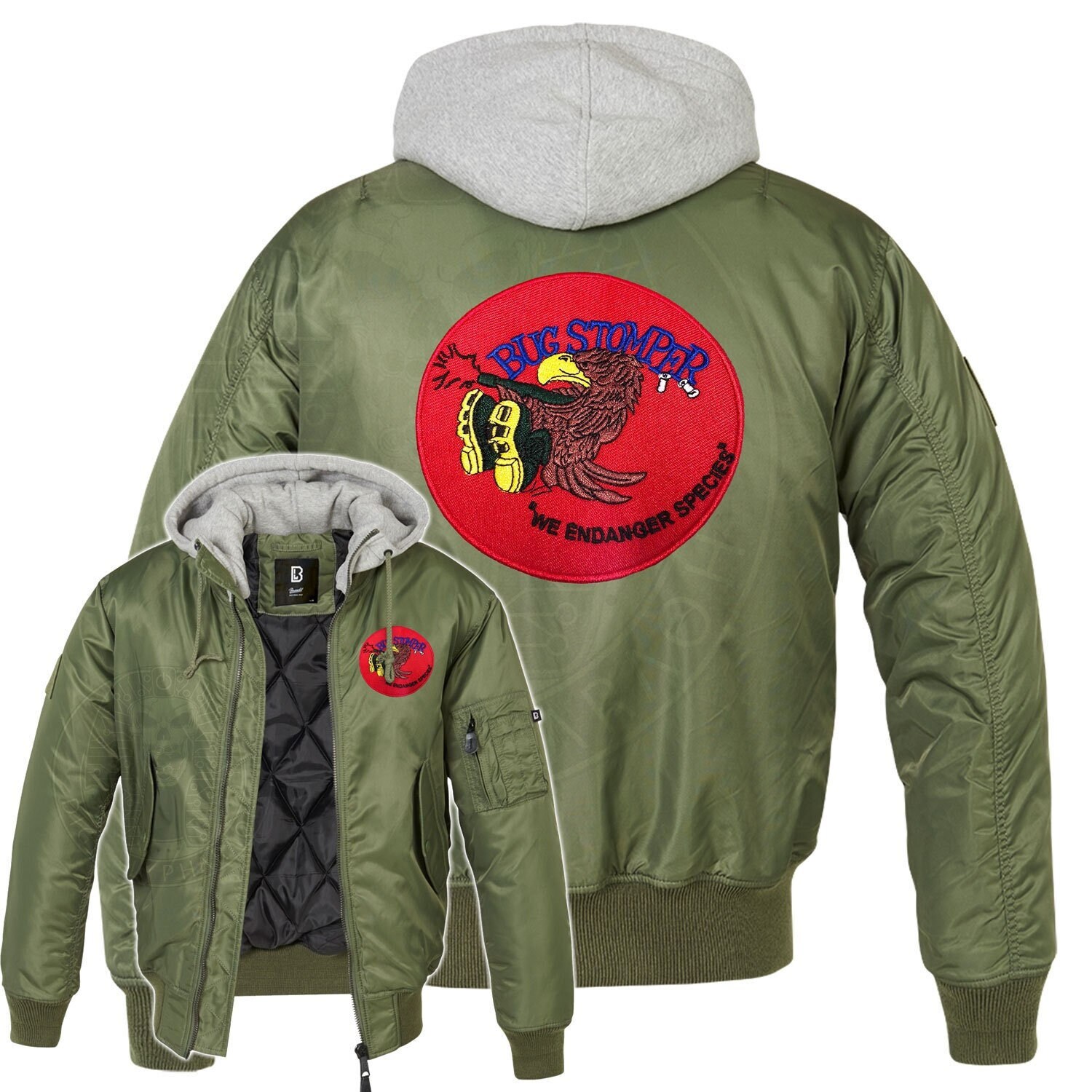 Aliens Bugstomper Inspired Embroidered 