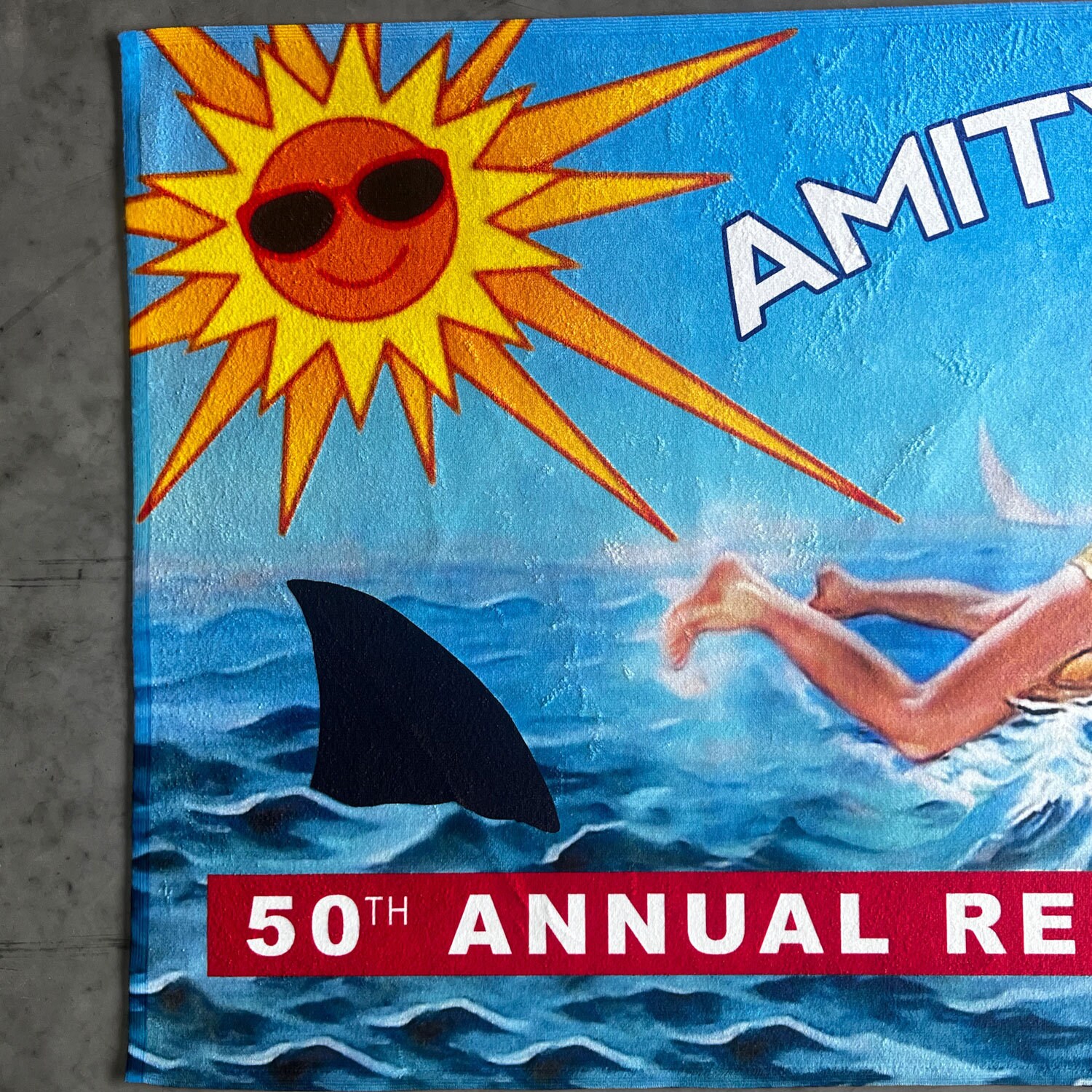 夜空 ジョーズ ビーチタオル ドクターコレクター | dizmekaro.com