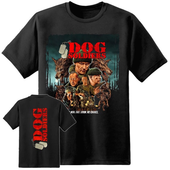 Mens Dog Soldiers British Horror Movie Poster T Shirt Etsy