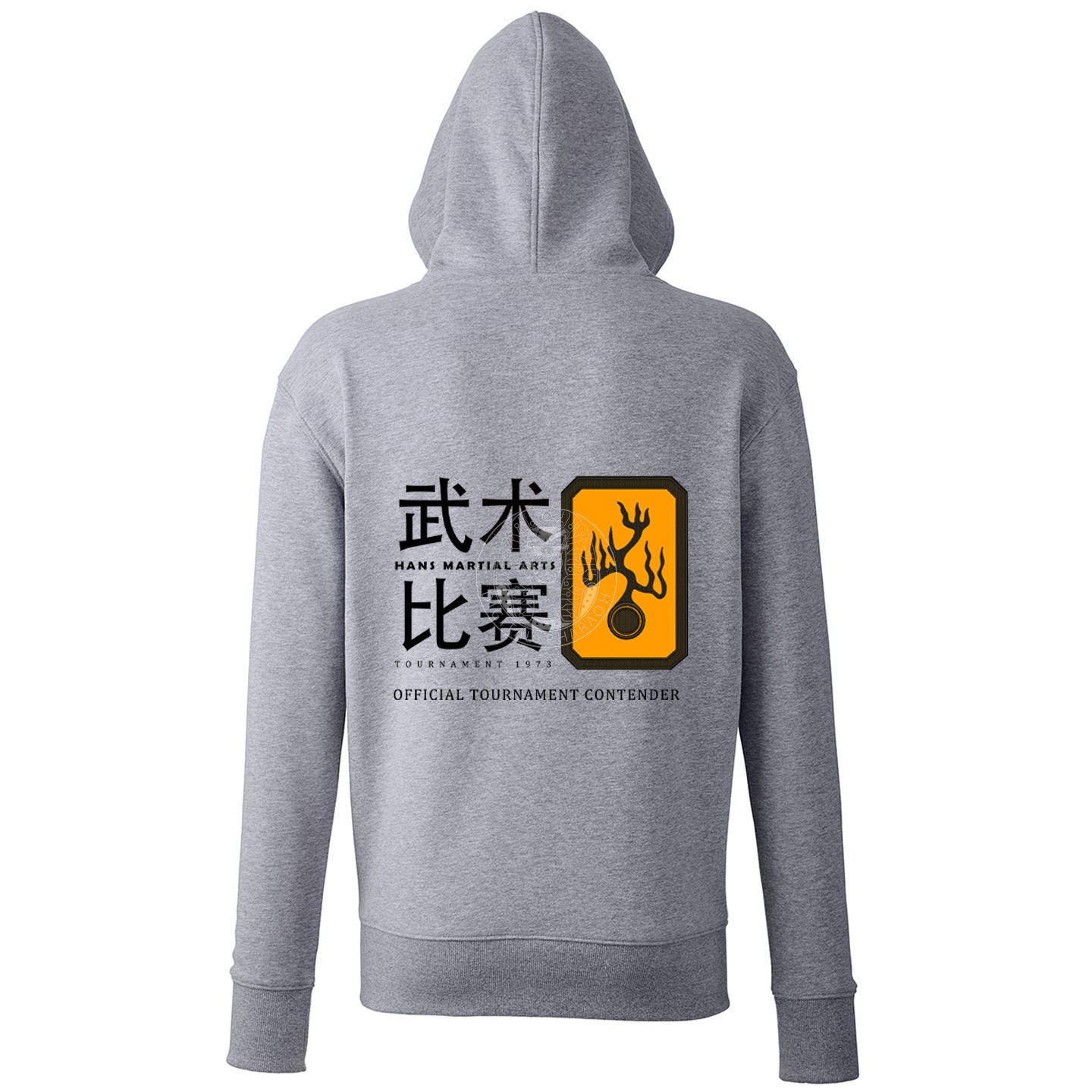 Mens Embroidered Hans Island Enter the Dragon Hoodie - Etsy Canada