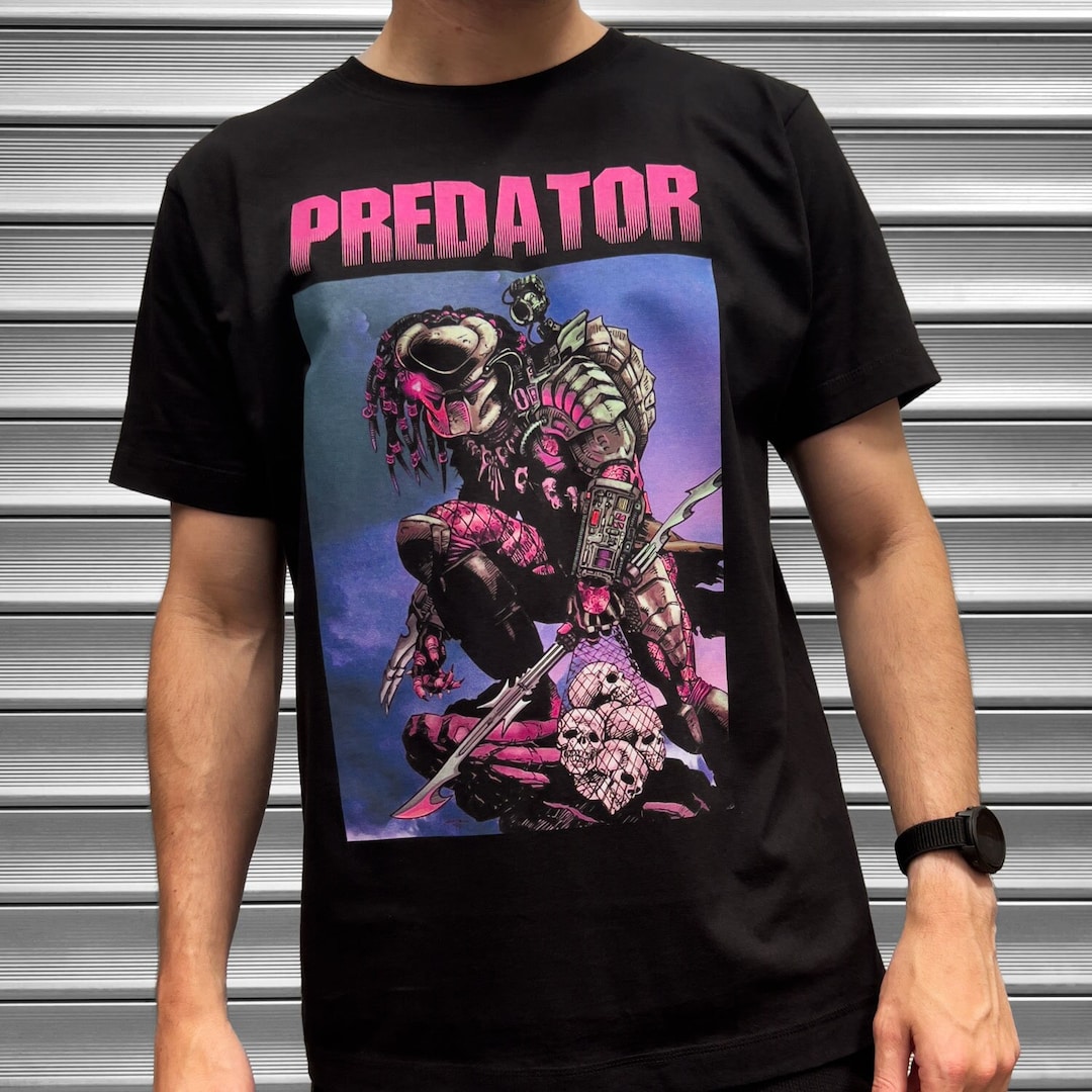 Predator Movie Mens Yautja T Shirt Val Verde Dutch Arnie Etsy