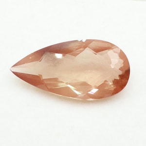 Natural Andesine Faceted Pear Shape 6.00 Carat 20x10 mm Andesine Gemstone Loose Gemstone Jewelry Making Andesine Faceted Stone