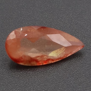 4.35 Ct, Natural Andesine Faceted Cut, Good Quality Andesine, Pear Shape Andesine For Making Jewellery, Andesine Faceted Gemstone 17X8.50 MM