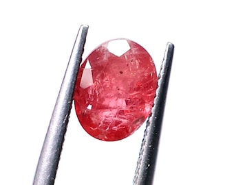100% Natural Spinel Faceted Cut Gemstone, Good Quality August Birthstone, Red Spinel Faceted For Making Jewelry