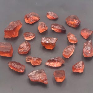 Natural Peach Fluorite Rough Lot: Raw Gemstone Pieces for Jewelry