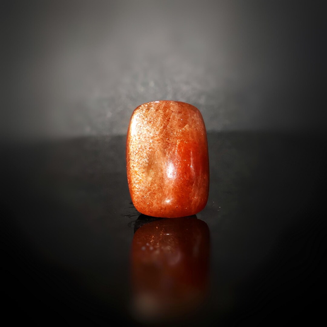 Fire Sunstone 11.50 Ct Natural Sunstone Cabochon: Flashy Fire Gemstone, 12.50X18.50 ...