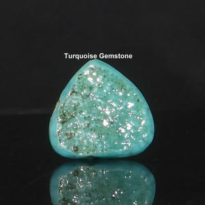 Natural Turquoise, 12.90 Cts Turquoise Polished Rough, 22x20x3.5 mm Blue Turquoise, December Birthstone, Jewelry Making, Turquoise Stone