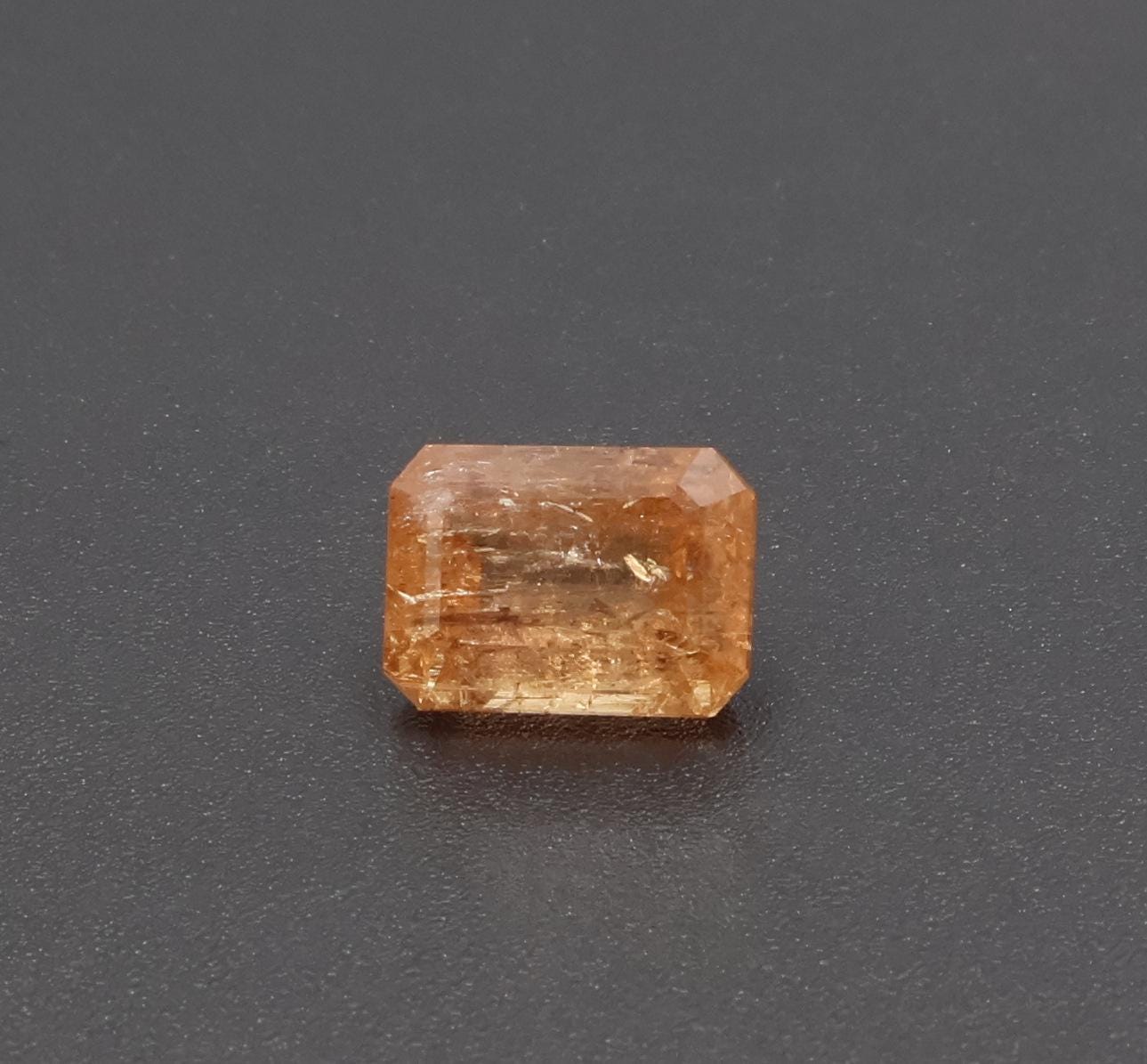 5 Ct Natural Imperial Topaz Gemstone: Octagon Cut, 7.50x10.50 MM