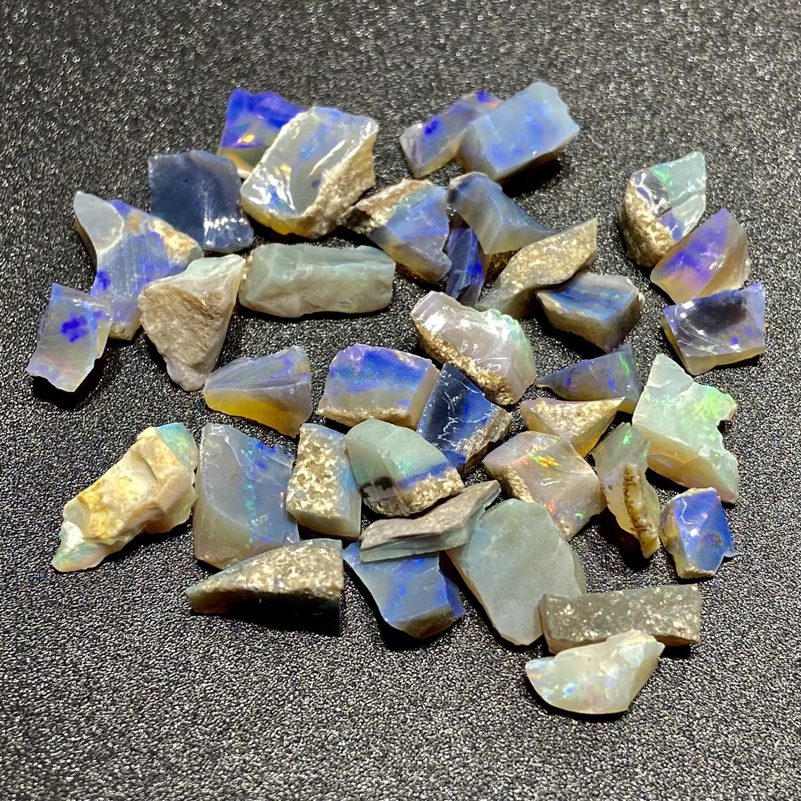 Australian Opal Raw Gemstone Australian Opal Rough Gemstone Etsy