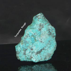 Natural Turquoise Stone 56.05 Cts Turquoise Uncut Rough December Birthstone Turquoise Gemstone 54x30x7 mm Jewelry Making Raw Turquoise