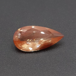 Natural Andesine Faceted Pear Shape 6.00 Carat 20x10 mm Andesine Gemstone Loose Gemstone Jewelry Making Andesine Faceted Stone