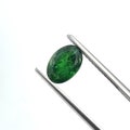 Natural Tsavorite Garnet Top Quality Oval Shape Green Faceted From Tanzania Loose Gemstone 1.65 Cts 8x5.5x4 mm January Birthstone product logo