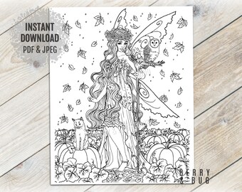 pic Fantasy Free Printable Coloring Pages For Adults Advanced printable adult coloring page fantasy