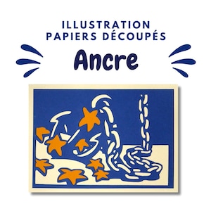 イラストペーパー デコペ トリコロール アンクル フォン マリン