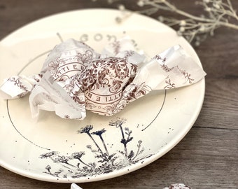 Personalized ceramic tableware, ceramic bowl, salad bowl, cereal bowl, breakfast plate, floral decoration on ceramic
