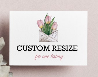 Custom Resize, Customize Service Add On