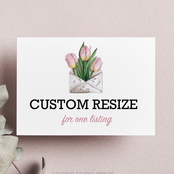 Custom Resize, Customize Service Add On