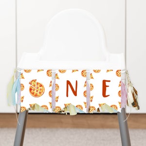 Pizza Party First Birthday Highchair Banner, Pizza Birthday Highchair Banner, Pizza Party Birthday Party Decor, Instant Download. P013