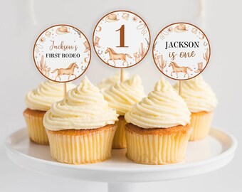 First Rodeo Birthday Cards and Gifts Template Little Cowgirl - Etsy