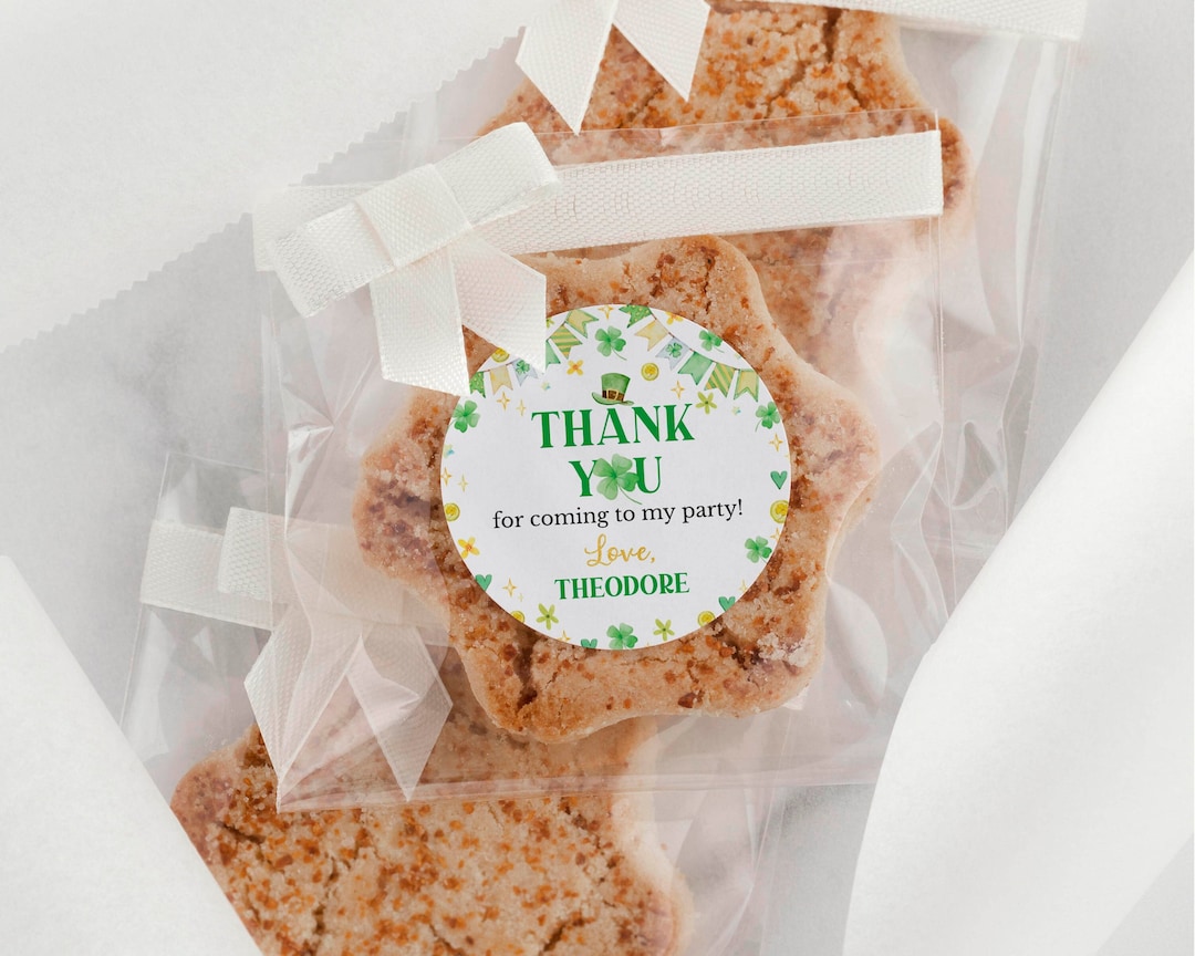 EDITABLE Lucky One Birthday Thank You Tag, Lucky One Birthday Favor ...
