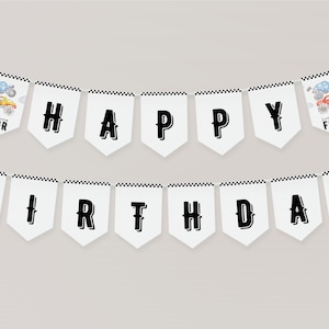 Editable Monster Truck Birthday Banner, Monster Trucks Birthday Party Banner, Boy Birthday Decoration, Customizable Template. M008