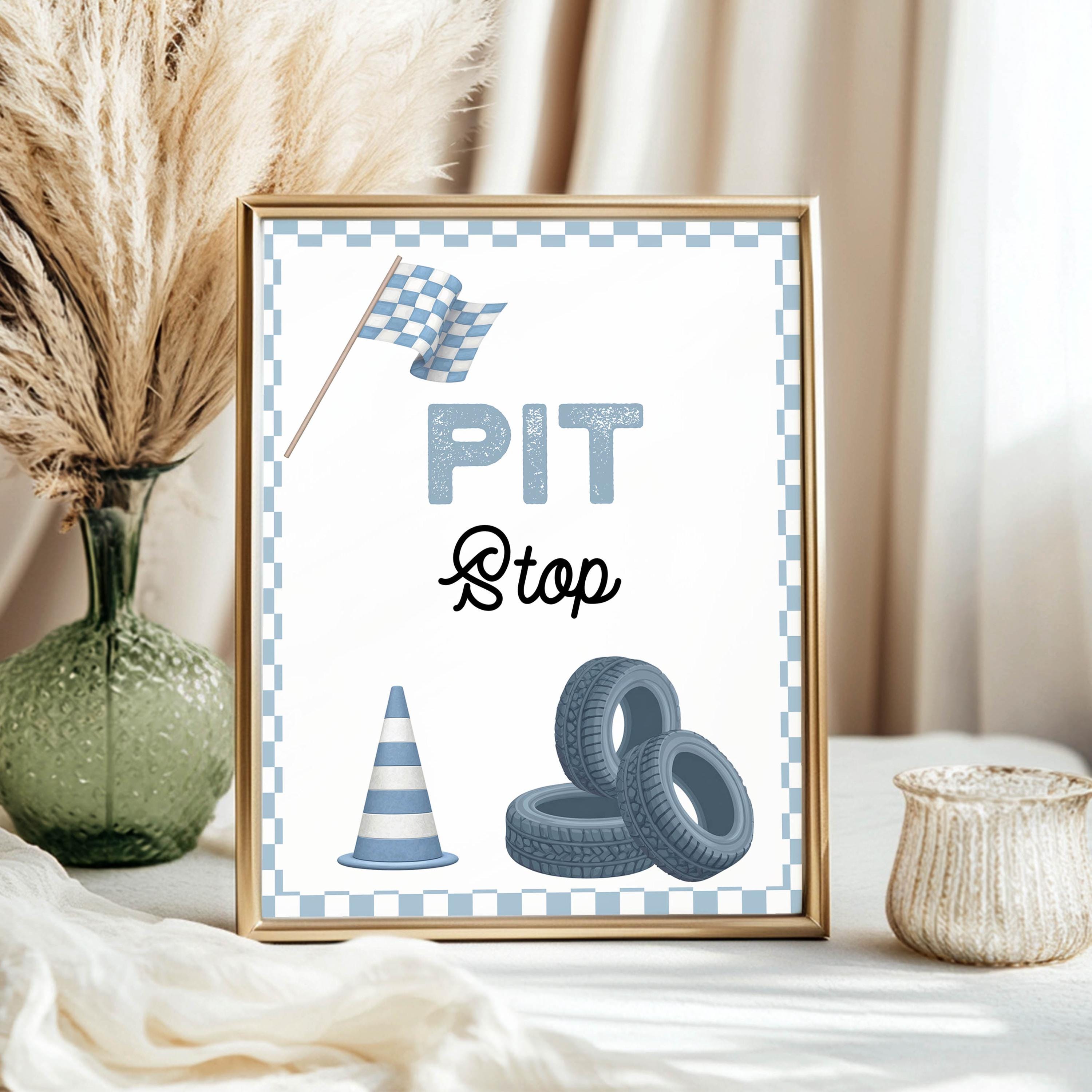 Gift Sign Racing Editable Race Car Party Signs Bundle, Racing Birthday Food Drink Sign ...