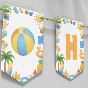 One in the Sun Birthday Banner, Editable Summer Birthday Banner, Sunshine Party Decorations, Printable 1st Birthday Template. S024