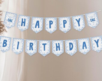 Editable We Haven’t Slept One Bit Birthday Banner | Pajamas and Pancakes Party Banner | Pajama Birthday Decor | Instant Download | P019