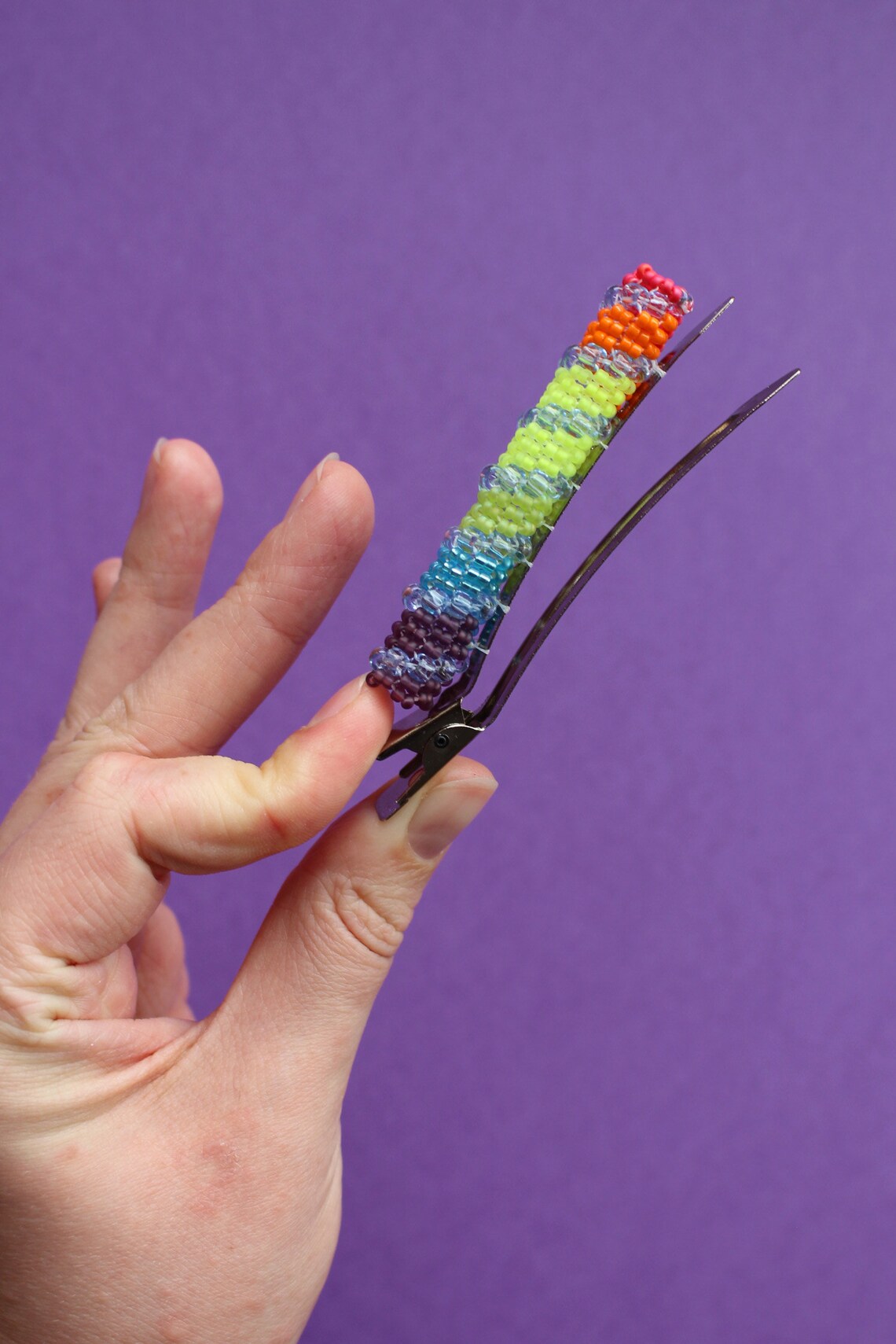 Rainbow Hair Clip LGBT Jewelry Rainbow Jewelry Hair Pin Etsy