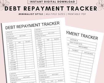 Zahlung Tracker: Minimalistischer Haushaltsplaner (PDF)