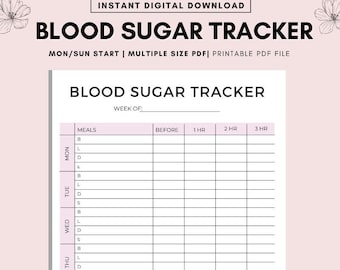 Blood Sugar Log Printable. Blood Sugar Tracker Printable. Blood Glucose Tracker. Diabetic Log. Blood Sugar Log. Diabetes Tracker