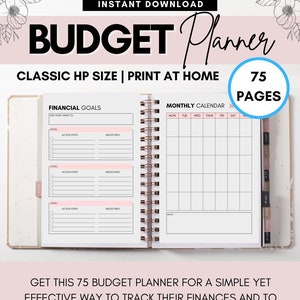 Happy Mini Planner Printable, Budget Planner, Finance Planner, Monthly ...