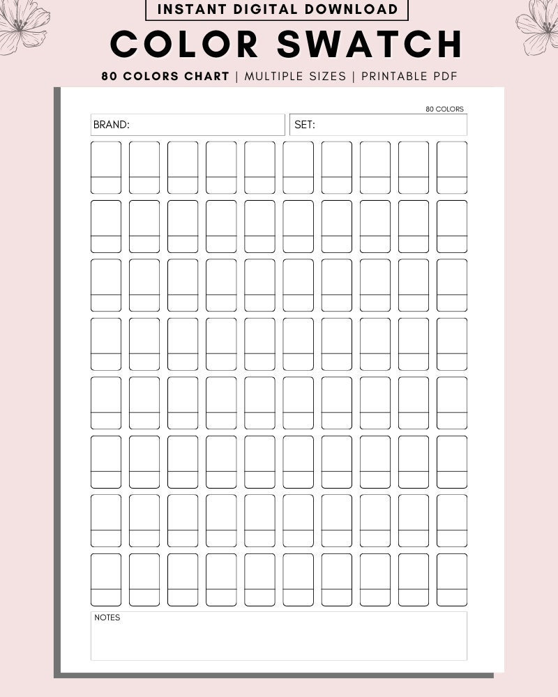 printable-color-swatch-color-swatch-chart-color-swatch-template-diy-color-swatch-marker-swatches-paint-swatches-colored-pencil-swatch-etsy