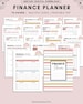 Rainbow Budget Planner Finance Planner Monthly Budget Planner Printable Budget Binder Bill Tracker Printable Financial Journal A4 A5 LETTER 