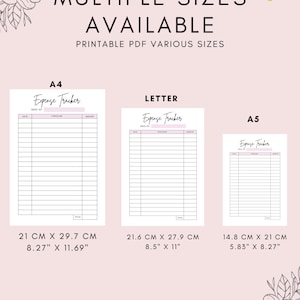 Weekly Expense Tracker Printable | Expense Tracker | Purchase Checklist ...