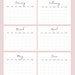 Printable Monthly Calendar Landscape Printable Calendar Year - Etsy UK
