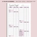 Paycheck Budget Overview Template Printable, Paycheck Budget Printable, Budget Binder, Budget Planner, Budget Template A4 A5 Letter PDF