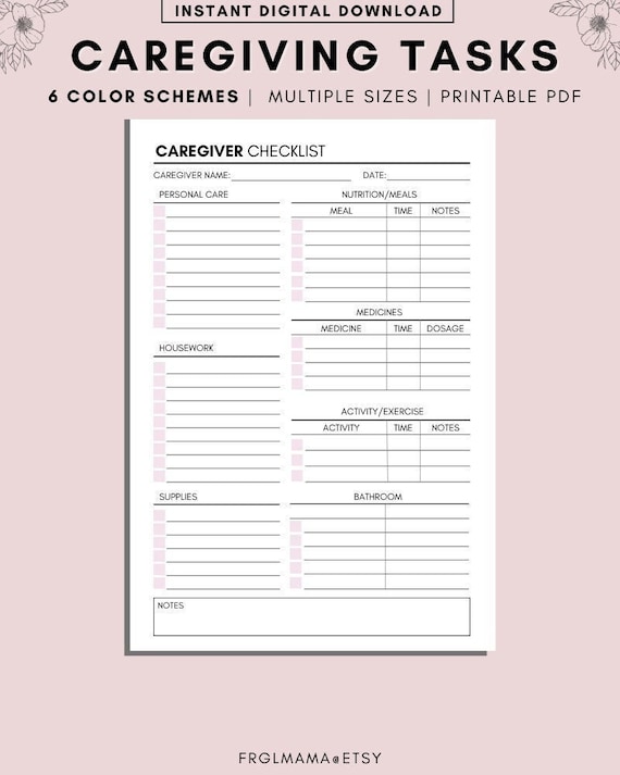 Caregiving Daily Tasks Log A4 A5 Printable Elderly Care Etsy caregiving-daily-tasks-log-a4-a5-printable-elderly-care-etsy
