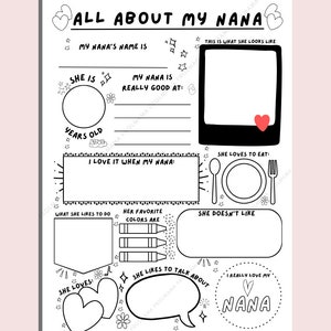 All About My Nana Printable Mother 39 s - Il 300x300.4918606208 2cjg