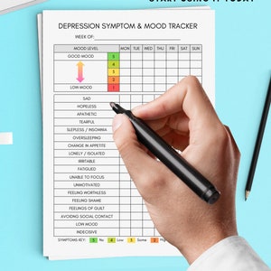 Depression Symptom & Mood Tracker, Depression Tracker, Mood Tracker ...