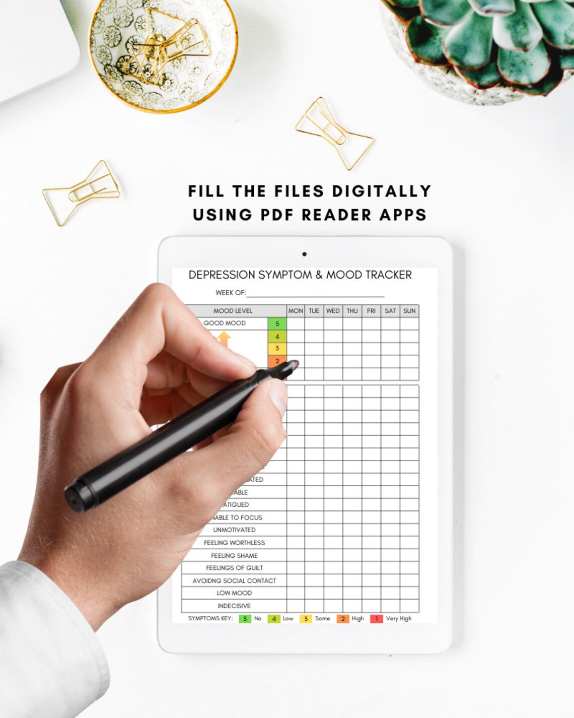 Depression Symptom & Mood Tracker, Depression Tracker, Mood Tracker ...