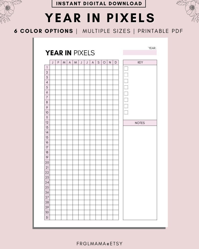 a-year-in-pixels-printable-yearly-mood-tracker-year-in-pixels-template-planner-inserts-a5-a4-letter-pdf-instant-download-etsy