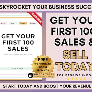 How To Find Get Your First 100 Sales, How to Get Sales On Etsy With No Reviews, How To Sell On Etsy For Beginners, Small Business Owners