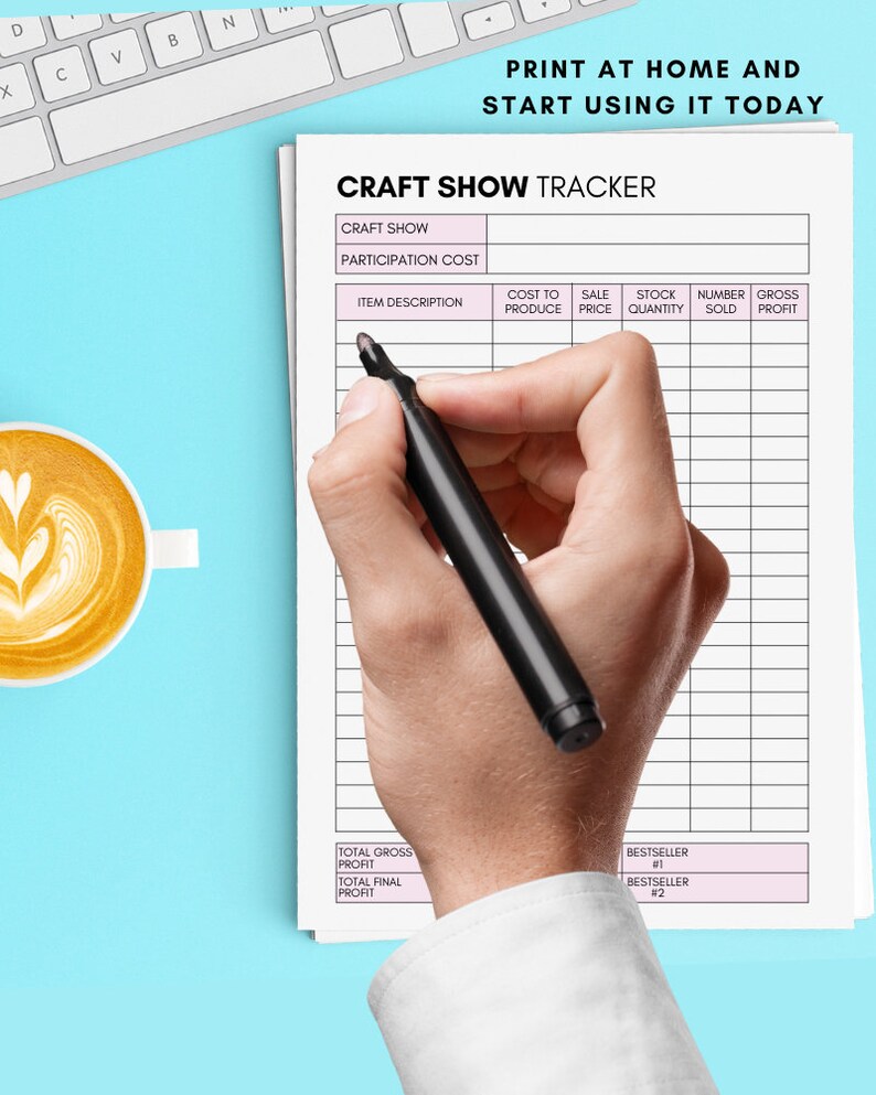 Craft Show Tracker Printable Craft Fair Planners Business - Etsy